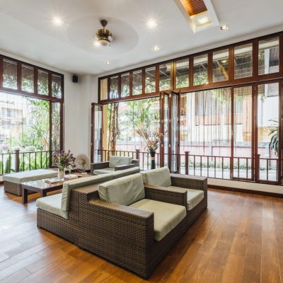 lobby living room in hotel
