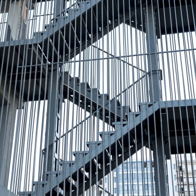 metallic-railing-sunny-day